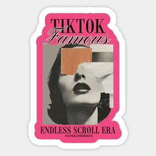 TIKTOK FAMOUS - Funny Sticker